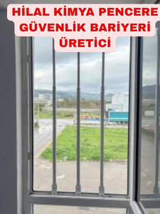 Teleskopik Pencere Güvenlik Bariyeri 80–130 cm | Çocuk Emniyeti İçin | Hilal Kimya Üretici